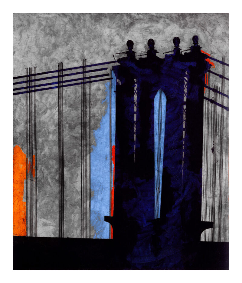 Bridge, 2013. Pigment ink on paper by Jorge Castillo.