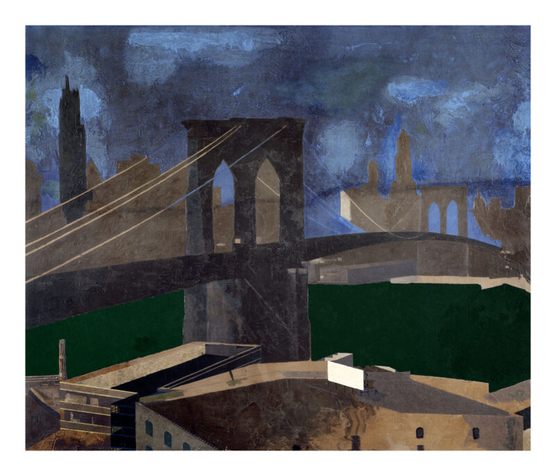 Brooklyn Bridge, 2013. Pigment ink on paper by Jorge Castillo.