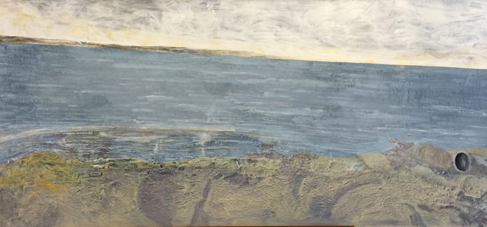 Frente Dinamarca, 2013. Acrylic on canvas by Jorge Castillo.