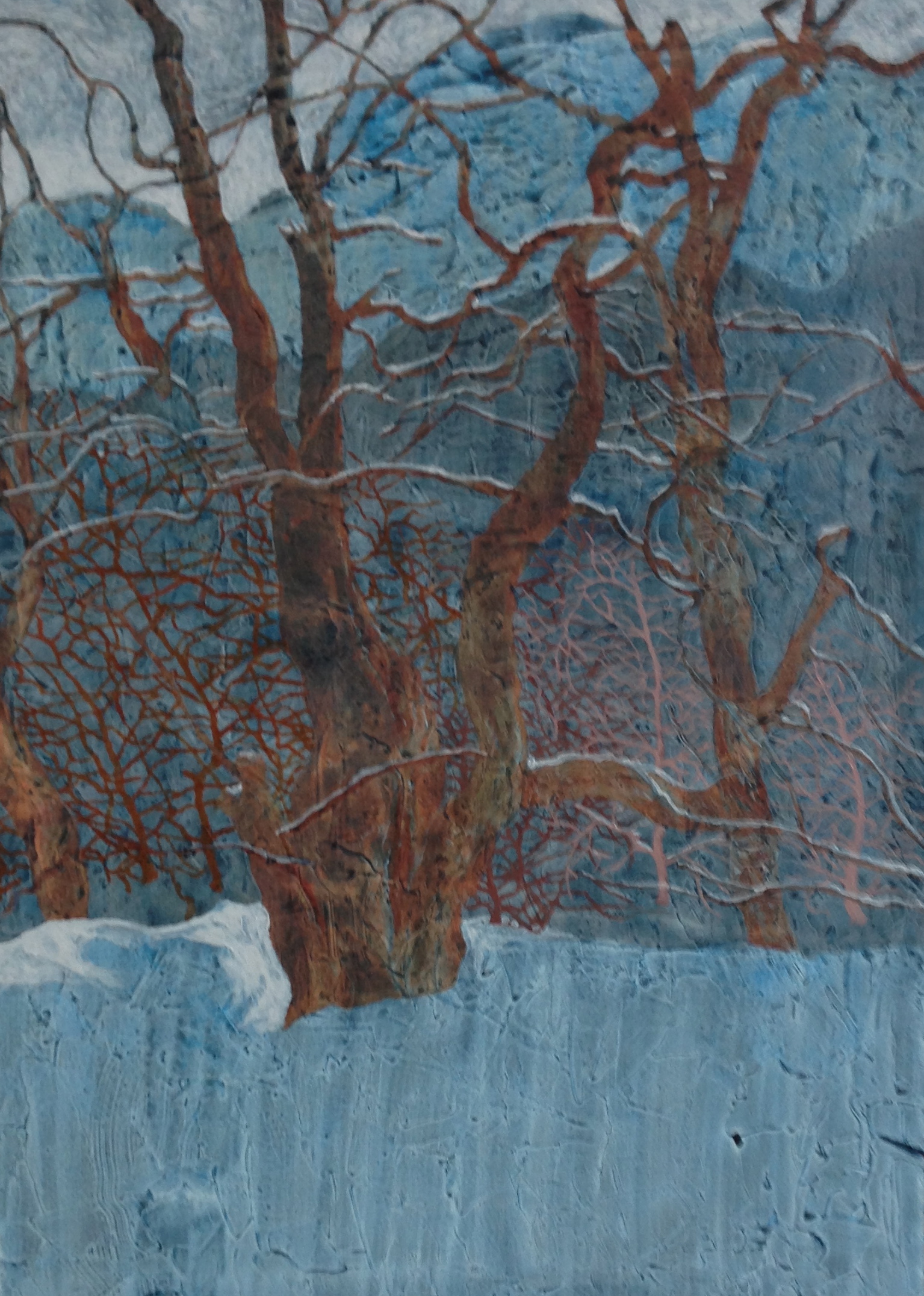 Gravarliden, 2013. Acrylic on canvas by Jorge Castillo.