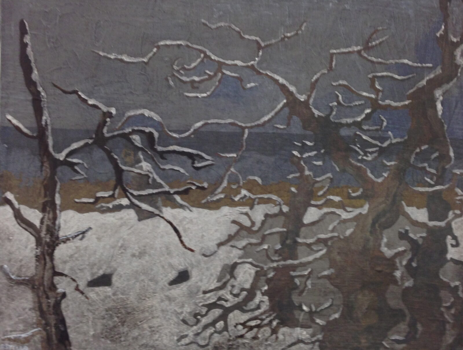 Hittarpsrevet IV, 2013. Acrylic on canvas by Jorge Castillo.