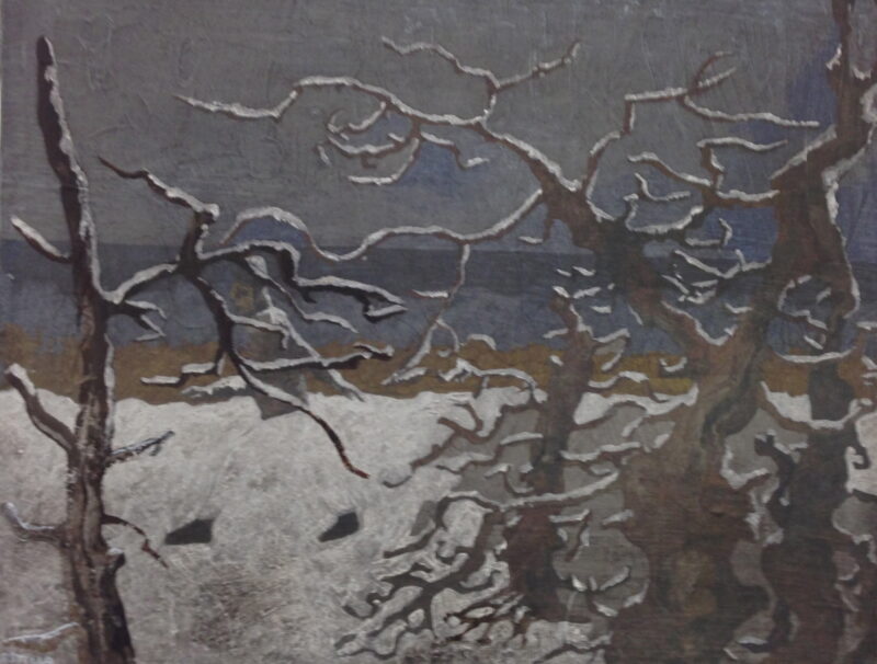 Hittarpsrevet IV, 2013. Acrylic on canvas by Jorge Castillo.
