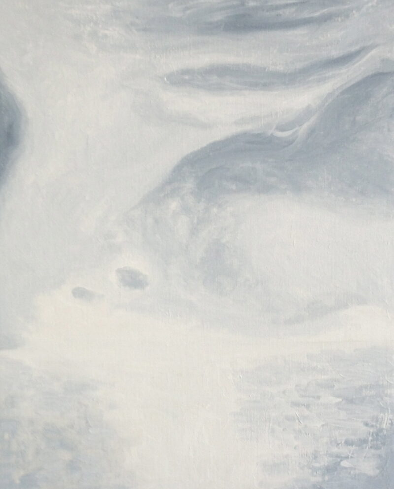 La pureza del mar, 2013. Acrylic on canvas by Jorge Castillo.