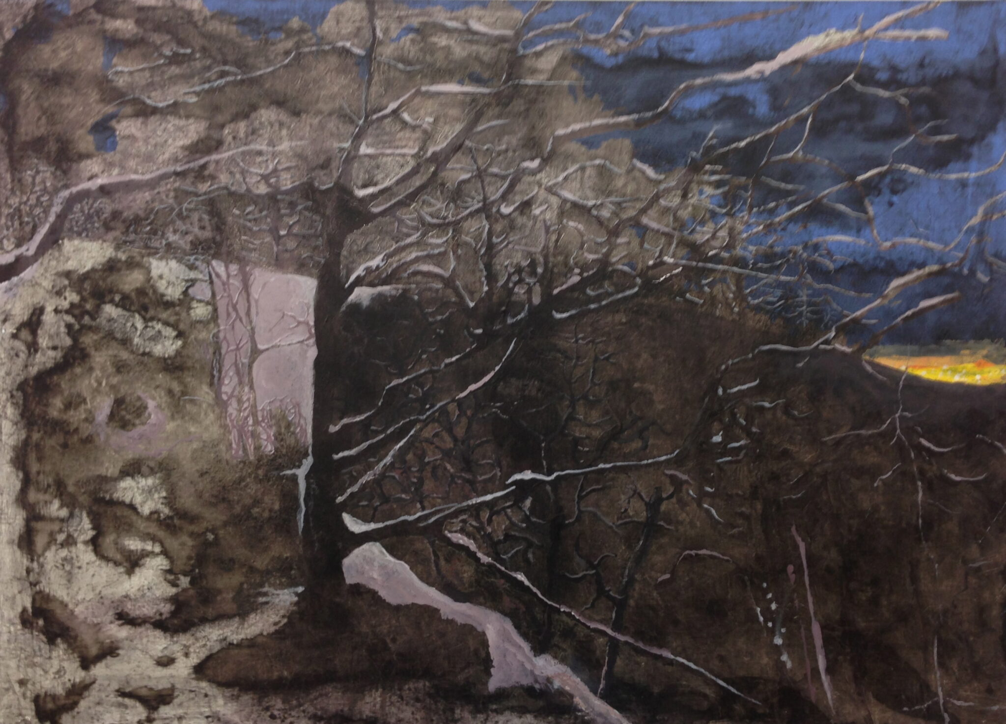 Landborgen, 2013. Acrylic on canvas by Jorge Castillo.