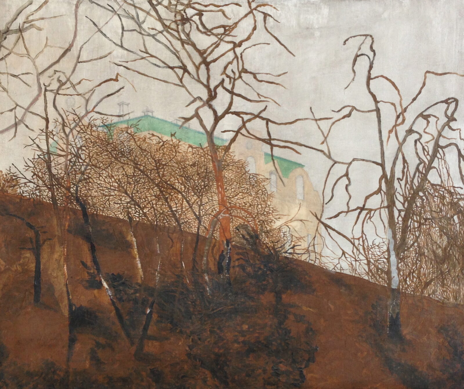Landborgen, 2013. Acrylic on canvas by Jorge Castillo.