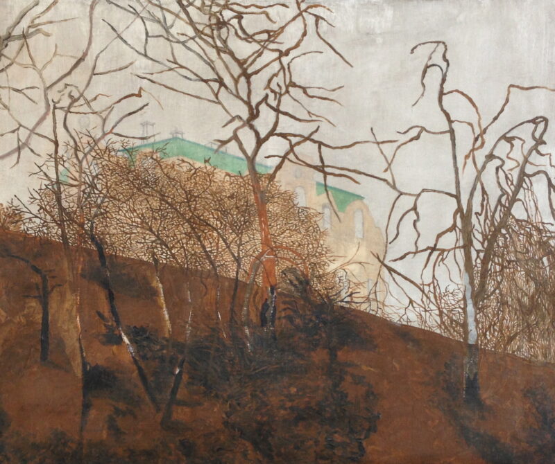 Landborgen, 2013. Acrylic on canvas by Jorge Castillo.