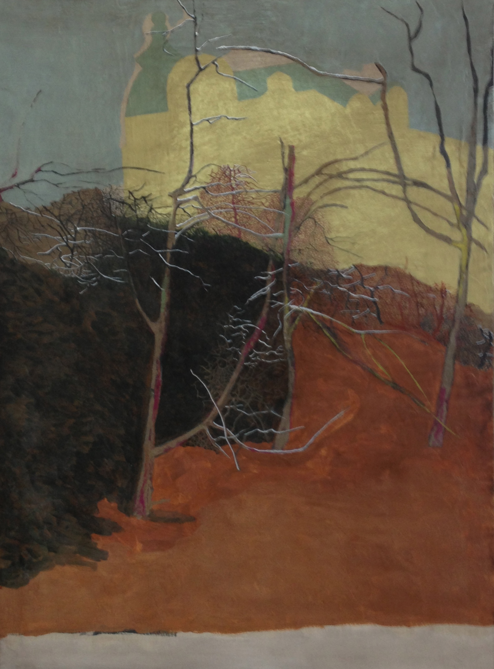Landborgen, 2013. Acrylic on canvas by Jorge Castillo.