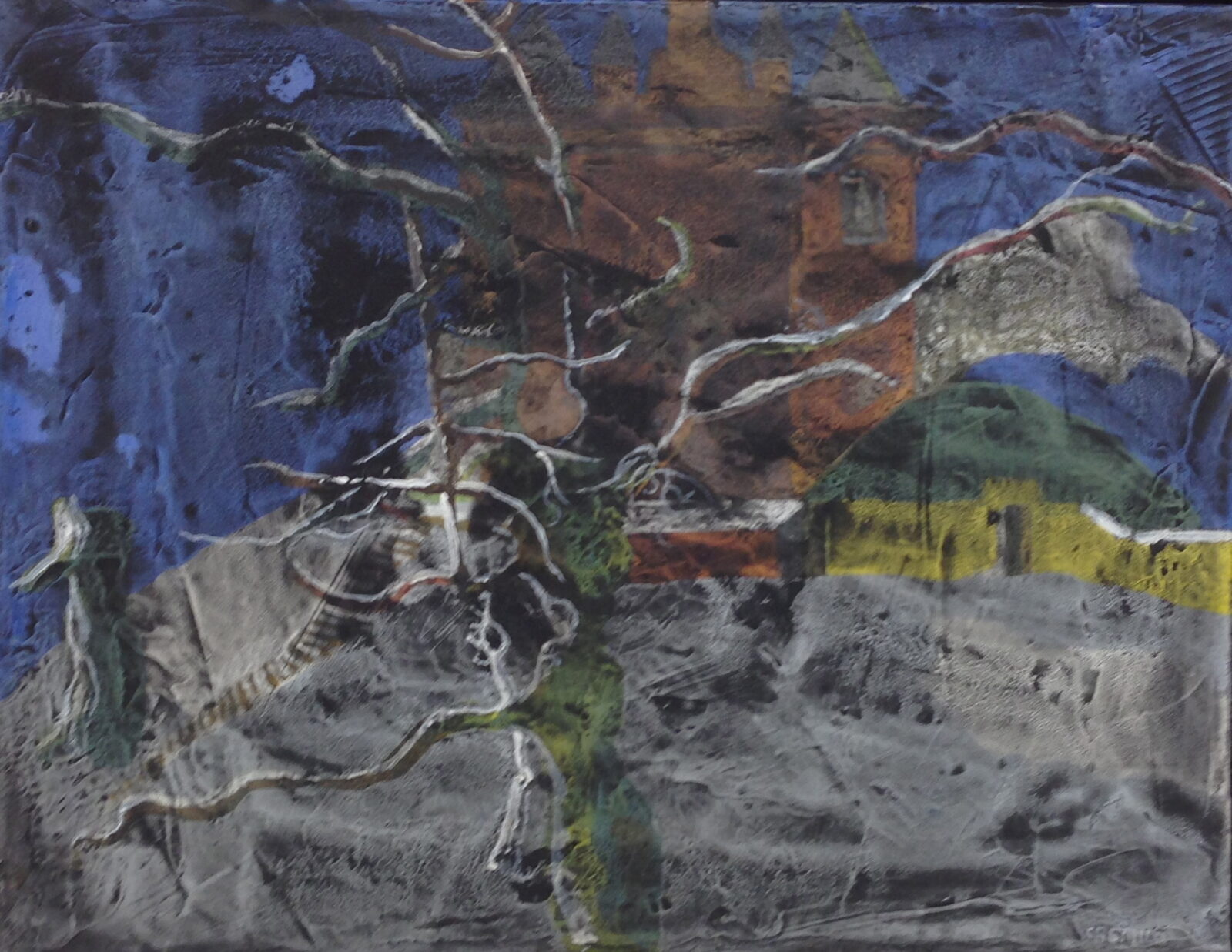 Sofiero 4, 2013. Acrylic on canvas by Jorge Castillo.