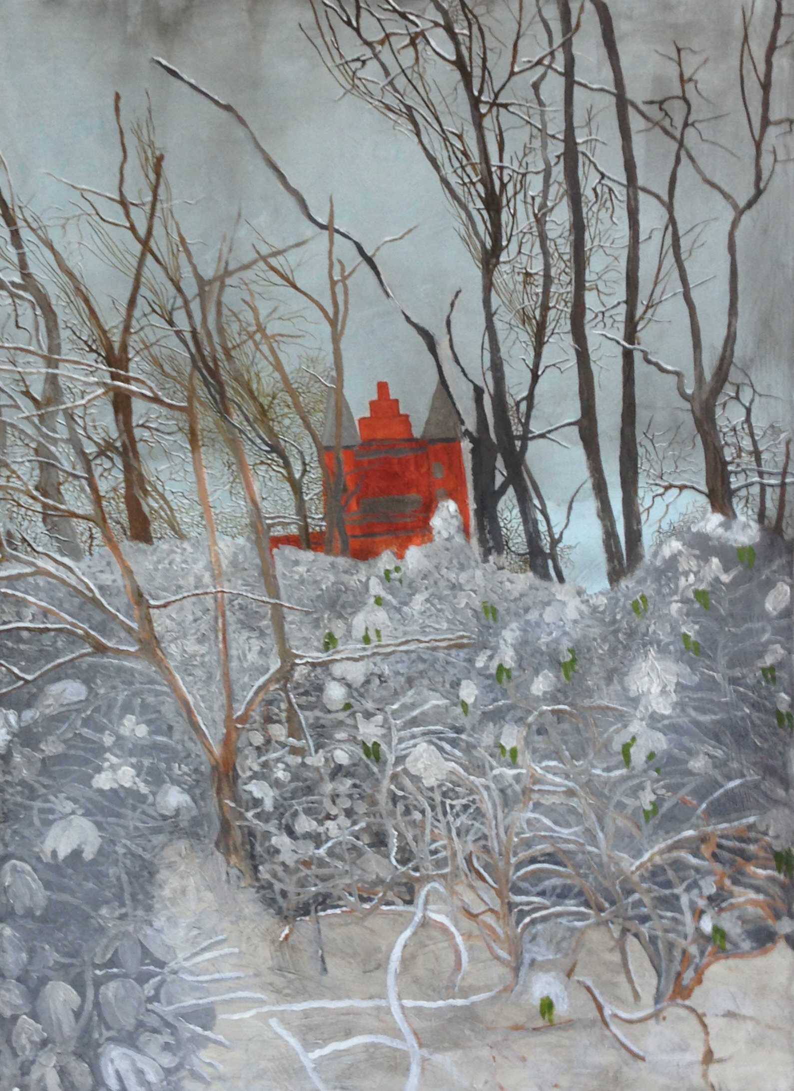 Sofiero, 2013. Acrylic on canvas by Jorge Castillo.