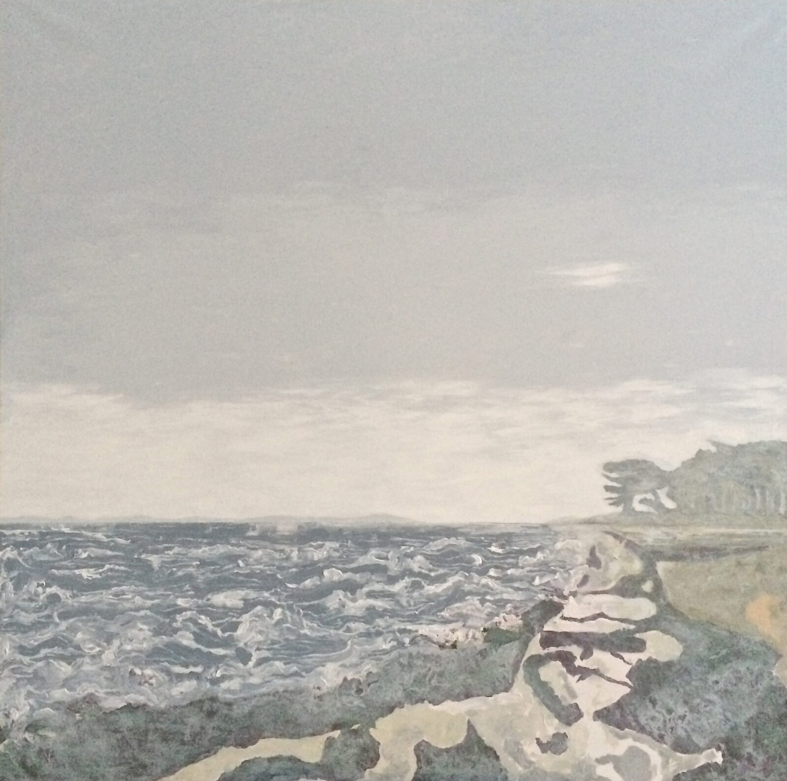 Storm, 2014. Acrylic on canvas by Jorge Castillo.