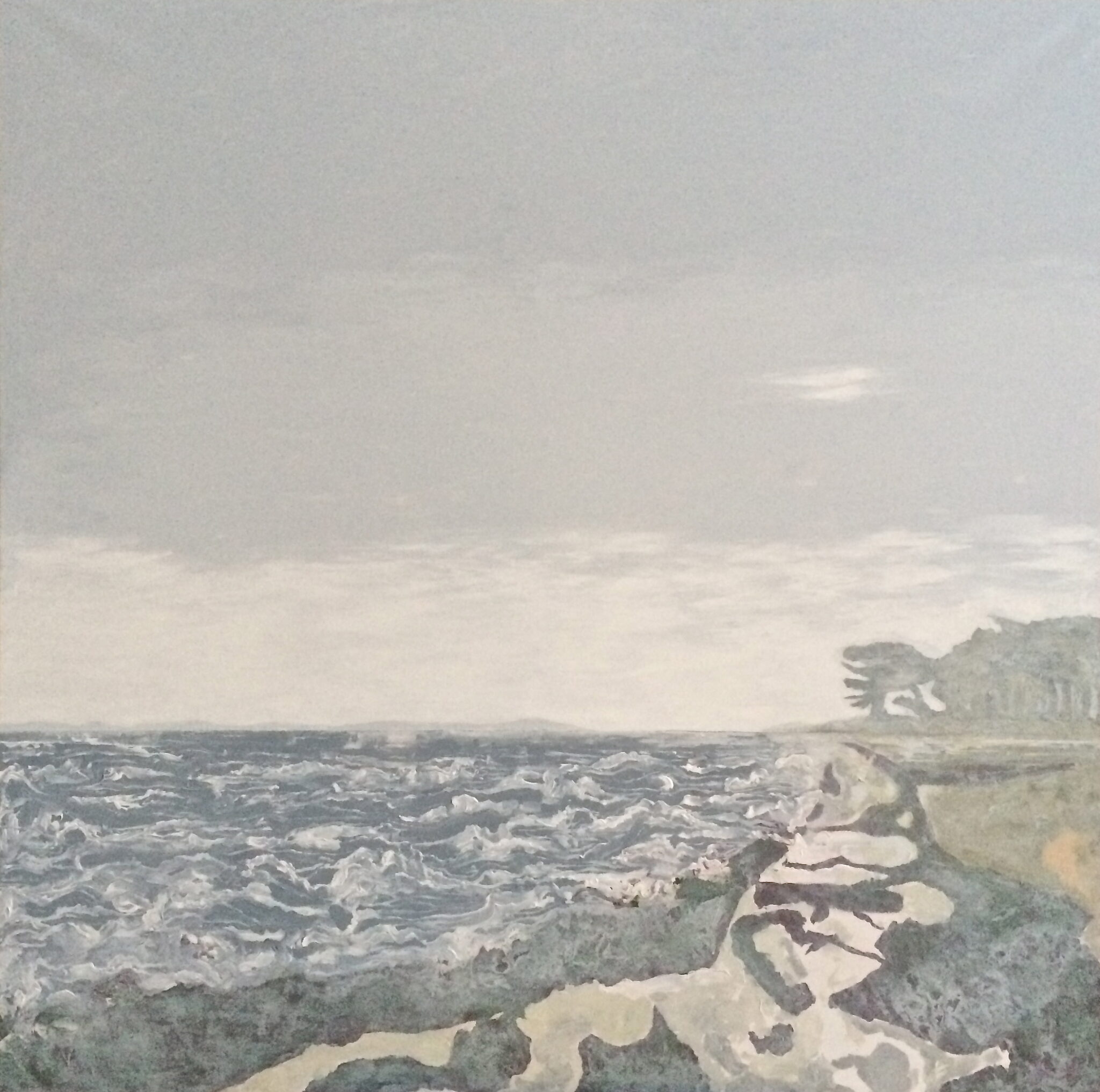 Storm, 2014. Acrylic on canvas by Jorge Castillo.