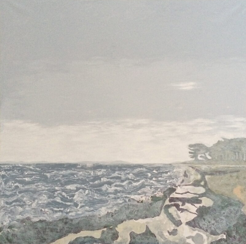 Storm, 2014. Acrylic on canvas by Jorge Castillo.