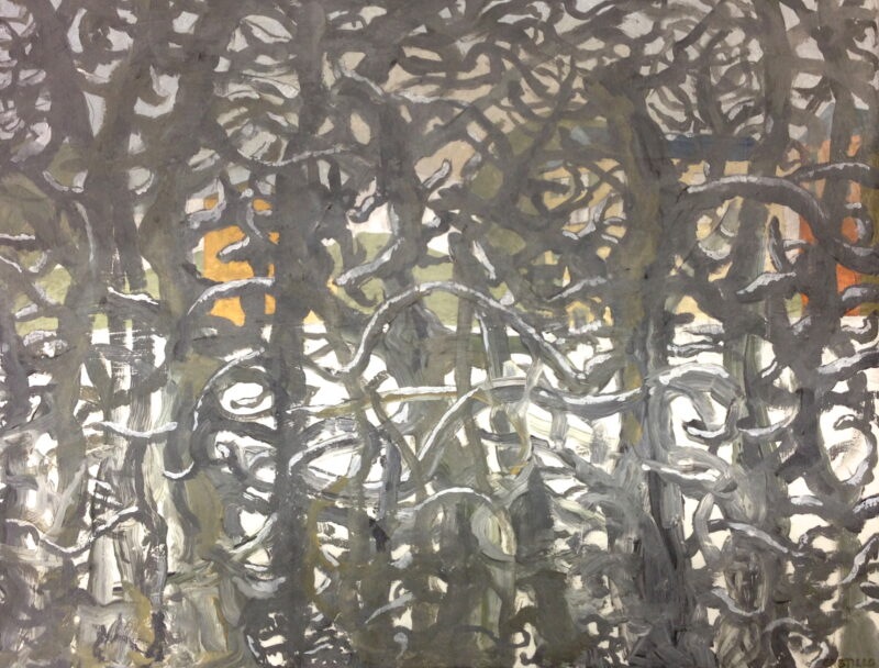 Vikingsberg, 2013. Acrylic on canvas by Jorge Castillo.
