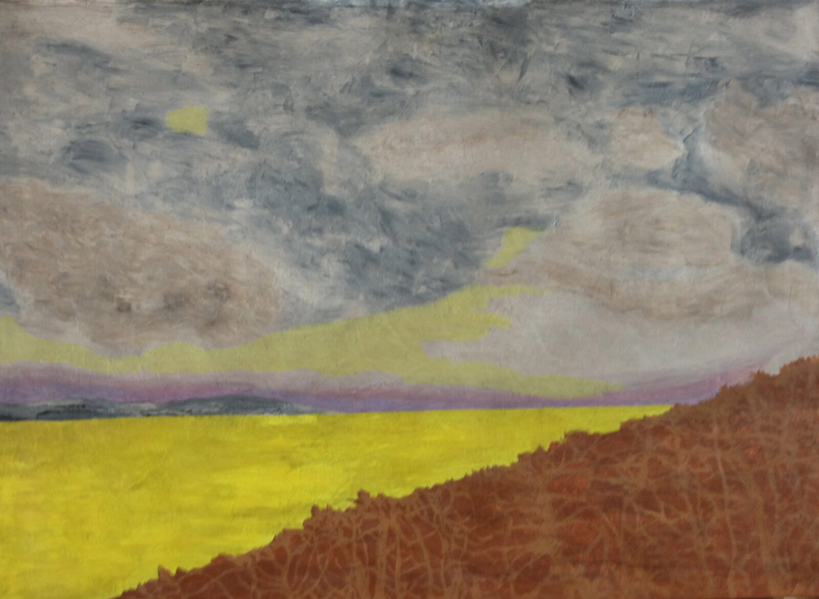 Gravarliden, 2013. Acrylic on canvas by Jorge Castillo.
