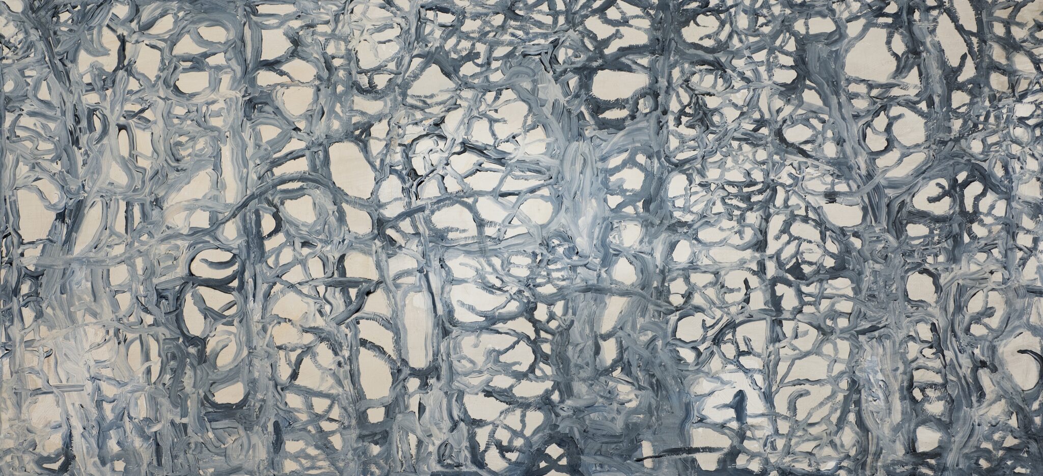 El Bosque, 2014. Acrylic on canvas by Jorge Castillo.