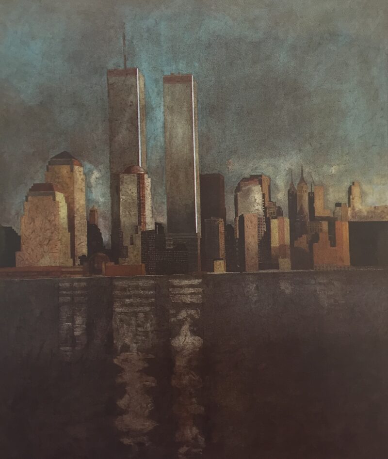 Riverside East, 1988. Oil on canvas by Jorge Castillo.