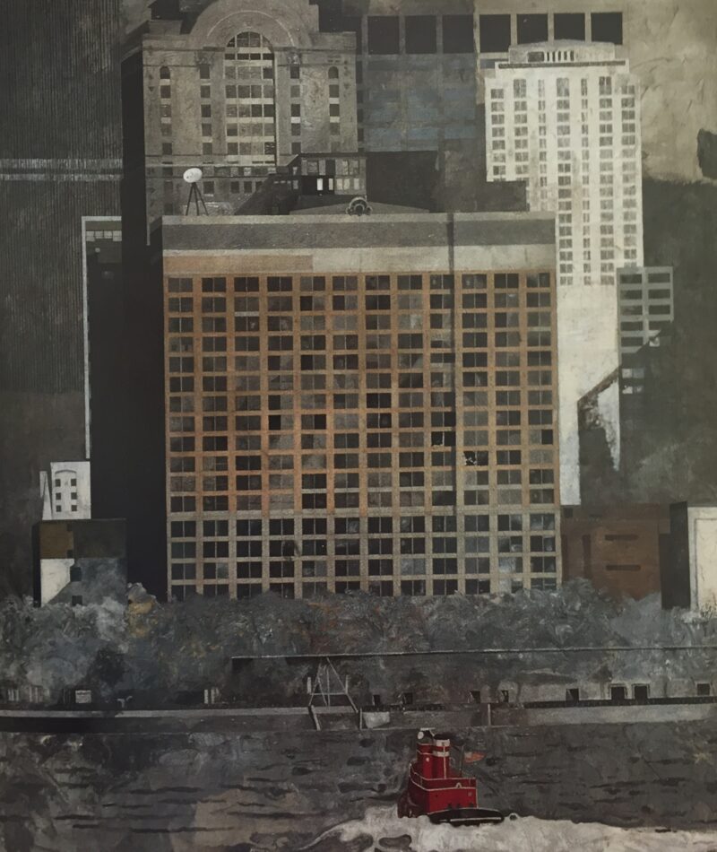 River, 1987. Oil on canvas by Jorge Castillo.