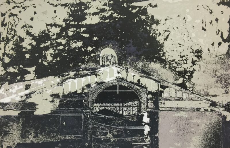 Mercado del Borne, 2007. Serigraph by Jorge Castillo.