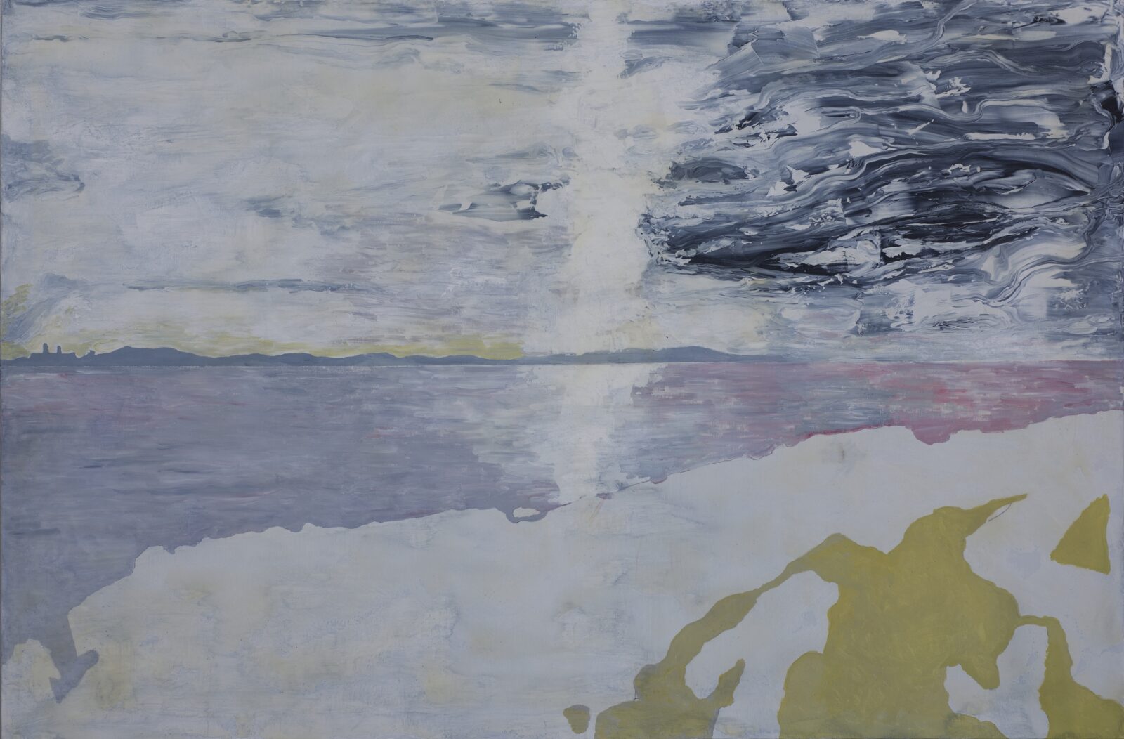 Tarde blanca, 2014. Acrylic on canvas by Jorge Castillo.