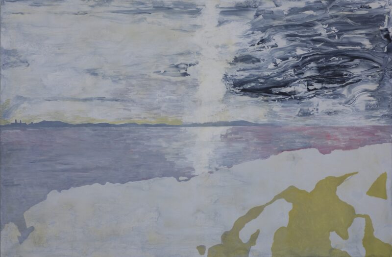 Tarde blanca, 2014. Acrylic on canvas by Jorge Castillo.